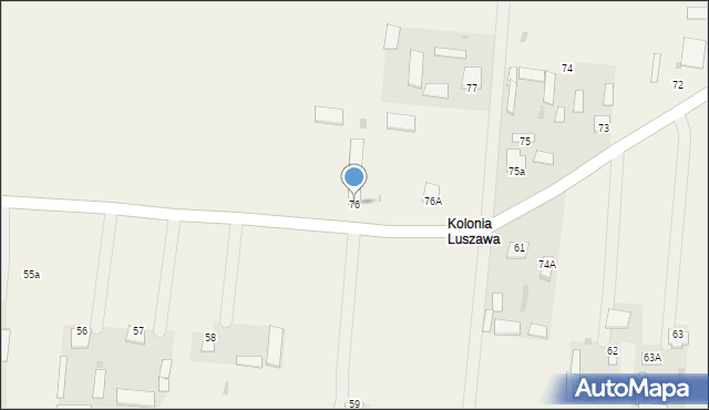 Luszawa, Luszawa, 76, mapa Luszawa