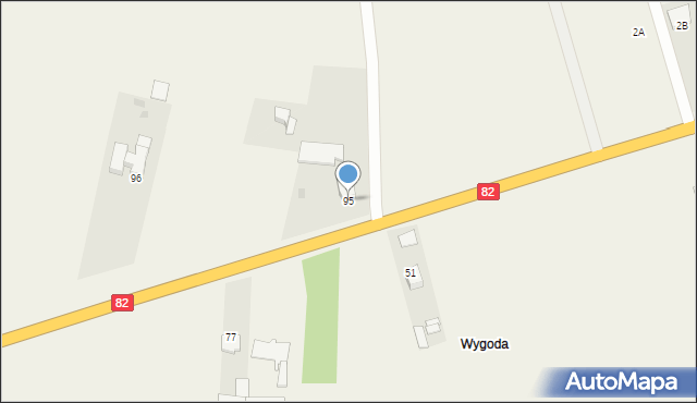 Łuszczów-Kolonia, Łuszczów-Kolonia, 95, mapa Łuszczów-Kolonia