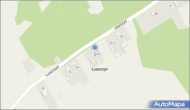 Łuszczyn, Łuszczyn, 32, mapa Łuszczyn