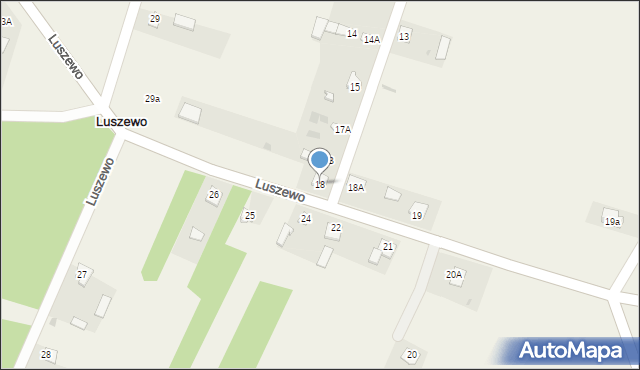 Luszewo, Luszewo, 18, mapa Luszewo