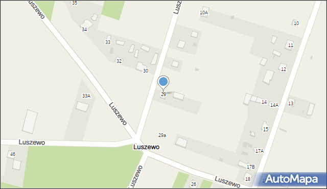 Luszewo, Luszewo, 29, mapa Luszewo