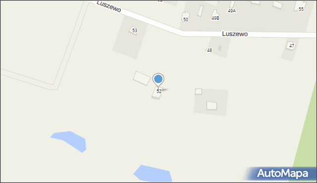 Luszewo, Luszewo, 52, mapa Luszewo