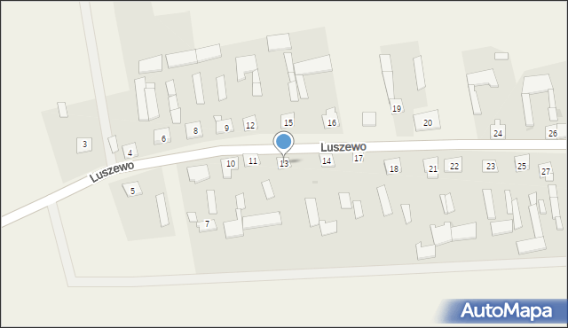 Luszewo, Luszewo, 13, mapa Luszewo