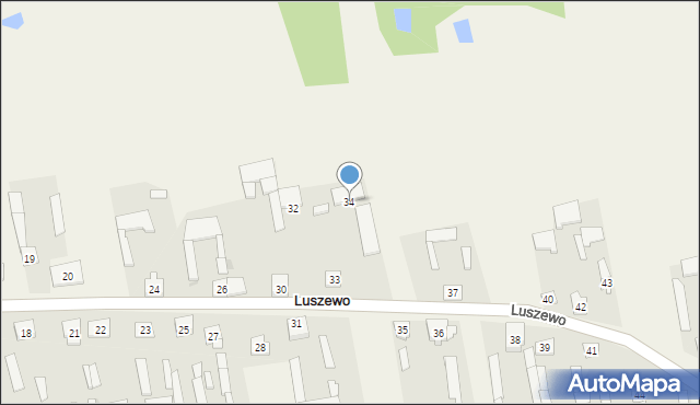 Luszewo, Luszewo, 34, mapa Luszewo