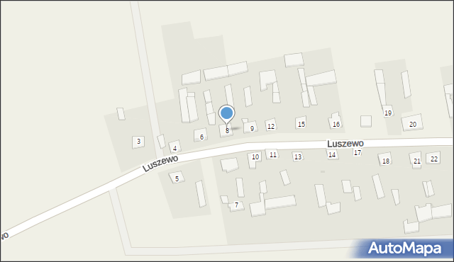 Luszewo, Luszewo, 8, mapa Luszewo