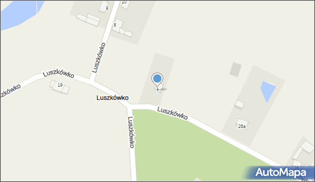 Luszkówko, Luszkówko, 7, mapa Luszkówko