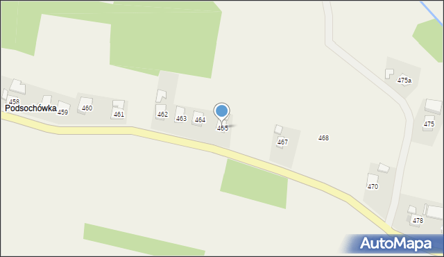 Lutcza, Lutcza, 465, mapa Lutcza