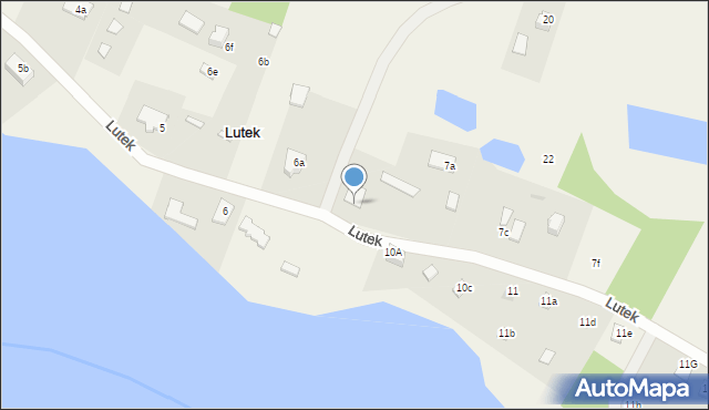 Lutek, Lutek, 8, mapa Lutek