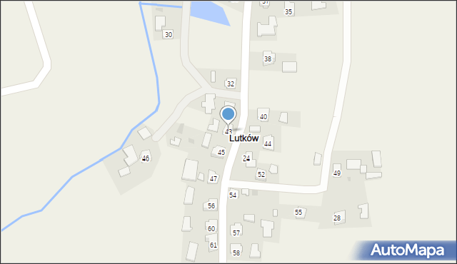 Lutków, Lutków, 43, mapa Lutków