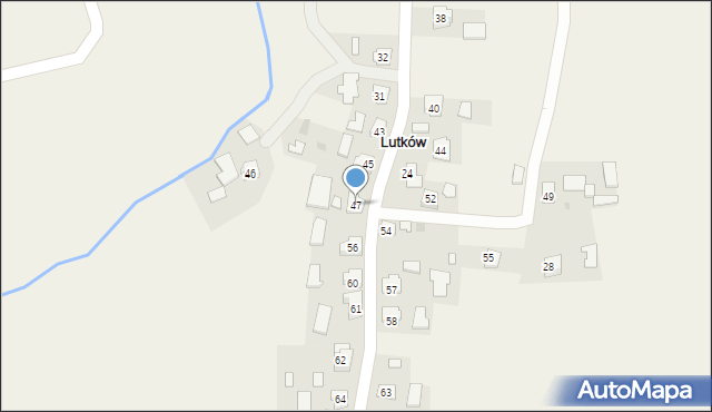 Lutków, Lutków, 47, mapa Lutków