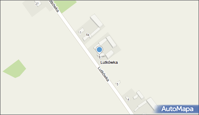 Lutkówka, Lutkówka, 6, mapa Lutkówka