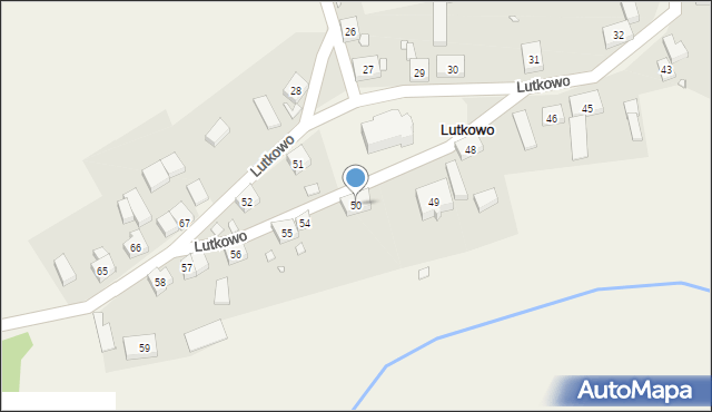 Lutkowo, Lutkowo, 50, mapa Lutkowo