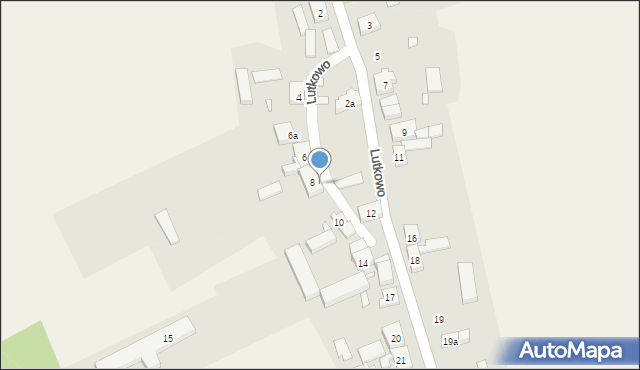 Lutkowo, Lutkowo, 8A, mapa Lutkowo