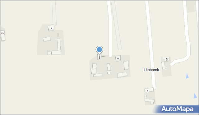 Lutobórz, Lutobórz, 8, mapa Lutobórz