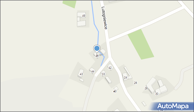 Lutogniewice, Lutogniewice, 46, mapa Lutogniewice