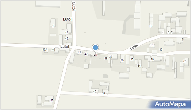 Lutol, Lutol, 41, mapa Lutol
