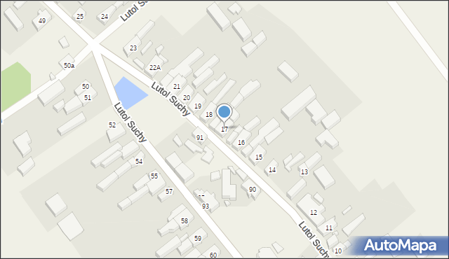 Lutol Suchy, Lutol Suchy, 17, mapa Lutol Suchy