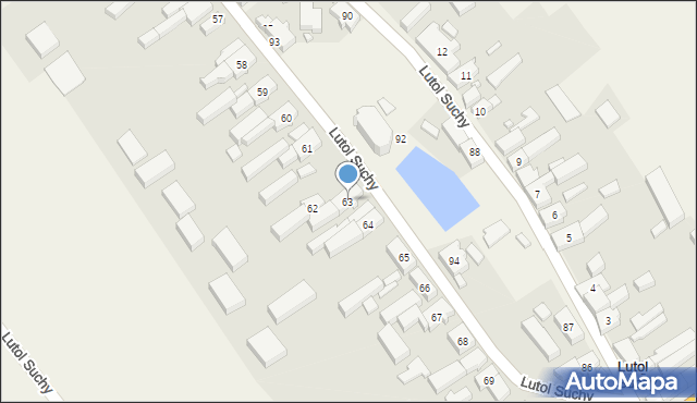 Lutol Suchy, Lutol Suchy, 63, mapa Lutol Suchy