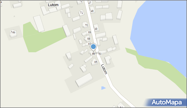 Lutom, Lutom, 66, mapa Lutom