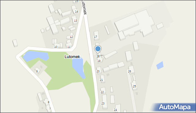 Lutomek, Lutomek, 18, mapa Lutomek