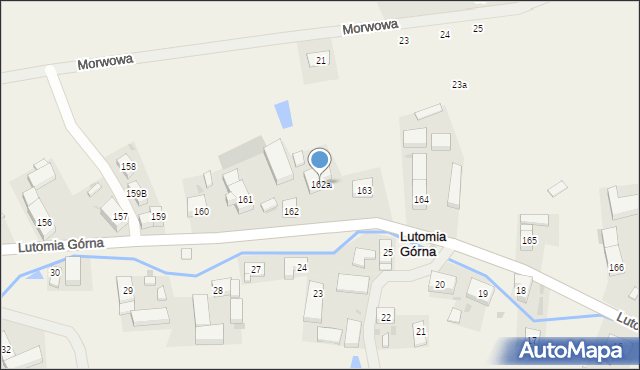 Lutomia Górna, Lutomia Górna, 162a, mapa Lutomia Górna