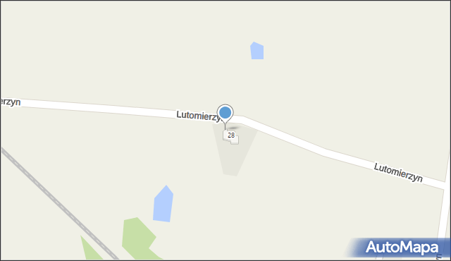 Lutomierzyn, Lutomierzyn, 28a, mapa Lutomierzyn