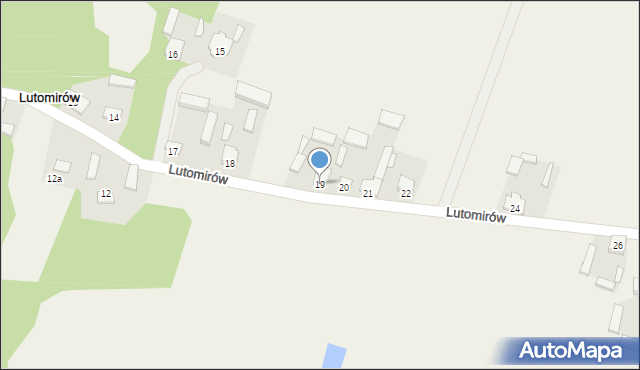 Lutomirów, Lutomirów, 19, mapa Lutomirów