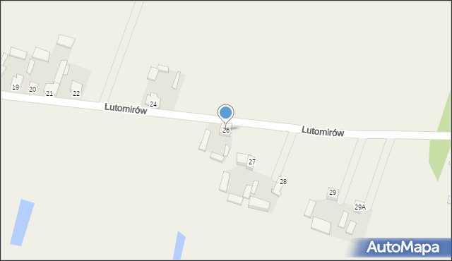 Lutomirów, Lutomirów, 26, mapa Lutomirów