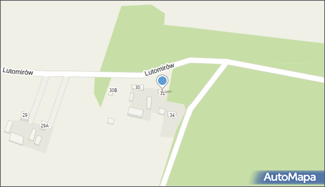 Lutomirów, Lutomirów, 31, mapa Lutomirów