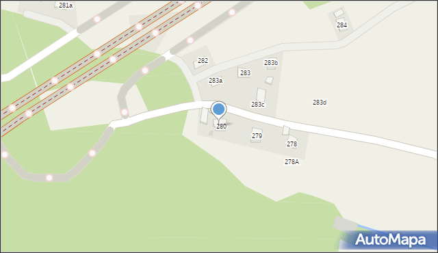 Lutoryż, Lutoryż, 280, mapa Lutoryż