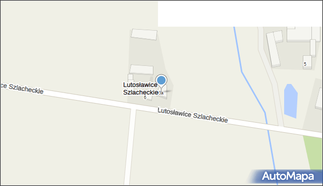 Lutosławice Szlacheckie, Lutosławice Szlacheckie, 6a, mapa Lutosławice Szlacheckie