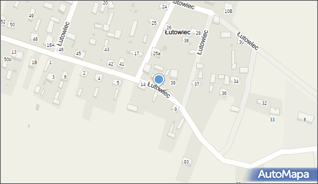Łutowiec, Łutowiec, 7, mapa Łutowiec