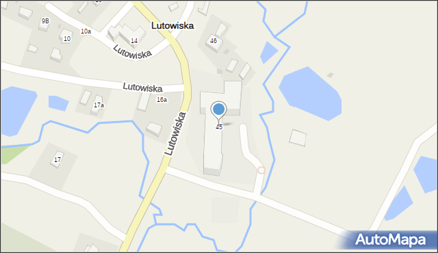 Lutowiska, Lutowiska, 45, mapa Lutowiska