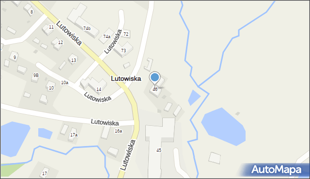 Lutowiska, Lutowiska, 46, mapa Lutowiska