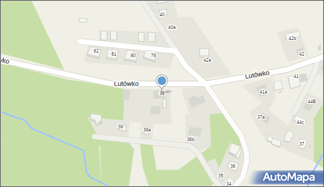 Lutówko, Lutówko, 38, mapa Lutówko