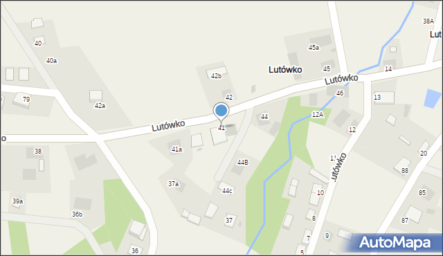 Lutówko, Lutówko, 41, mapa Lutówko