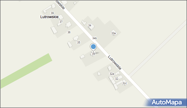 Lutrowskie, Lutrowskie, 33, mapa Lutrowskie