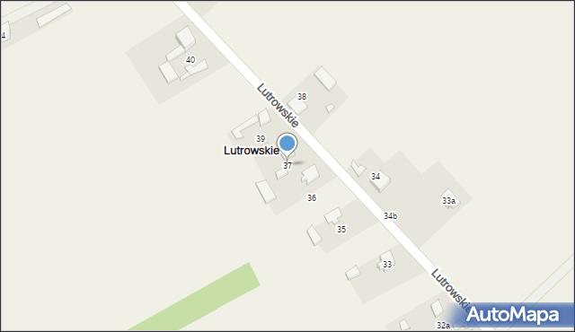 Lutrowskie, Lutrowskie, 37, mapa Lutrowskie