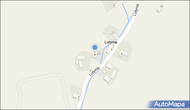 Lutynia, Lutynia, 6, mapa Lutynia