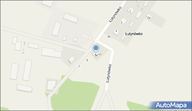 Łutynówko, Łutynówko, 5a, mapa Łutynówko