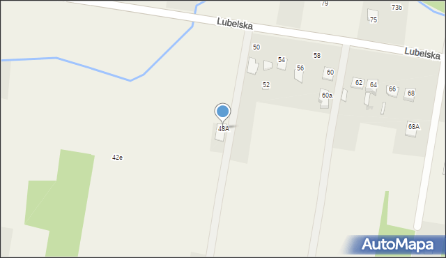 Małęczyn, Lubelska, 48A, mapa Małęczyn