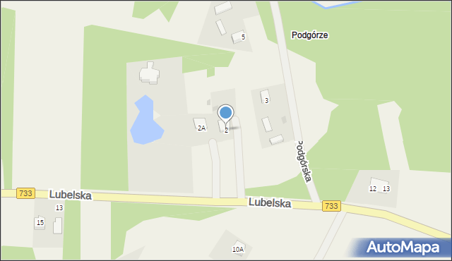 Maliszów, Lubelska, 2, mapa Maliszów