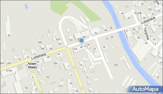 Międzyrzec Podlaski, Lubelska, 41, mapa Międzyrzec Podlaski