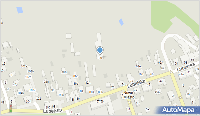 Międzyrzec Podlaski, Lubelska, 80, mapa Międzyrzec Podlaski