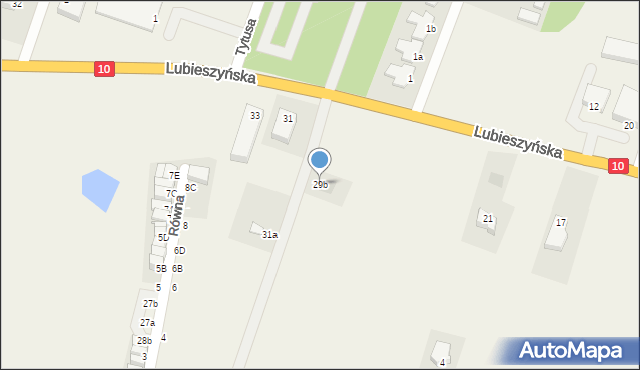 Mierzyn, Lubieszyńska, 29b, mapa Mierzyn