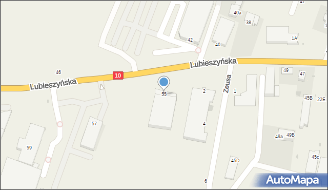 Mierzyn, Lubieszyńska, 55, mapa Mierzyn