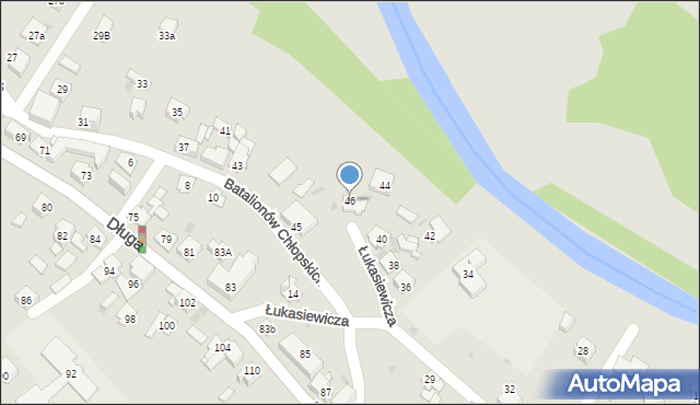 Mysłowice, Łukasiewicza Ignacego, 46, mapa Mysłowice