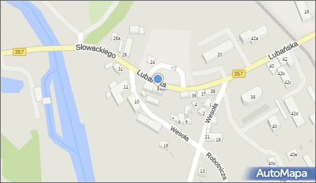 Nowogrodziec, Lubańska, 33a, mapa Nowogrodziec