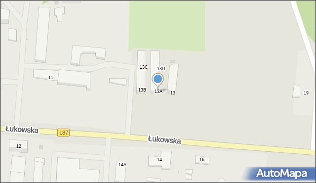 Oborniki, Łukowska, 13A, mapa Oborniki