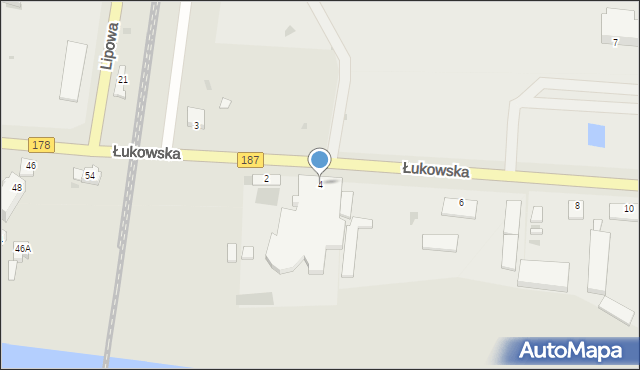 Oborniki, Łukowska, 4, mapa Oborniki
